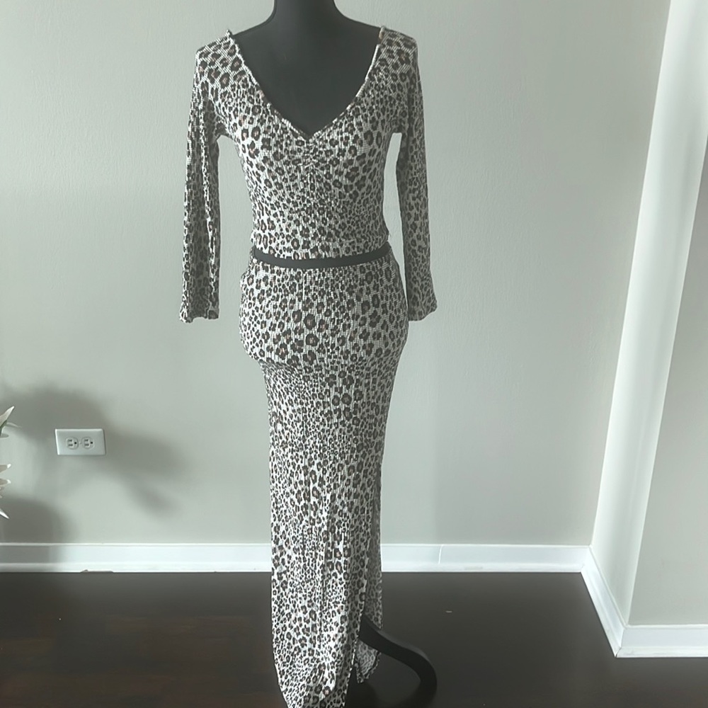 2 piece Cheetah Print